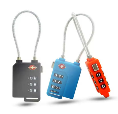 Password Combo TSA Luggage Lock For Backpack Zipper Alta sicurezza