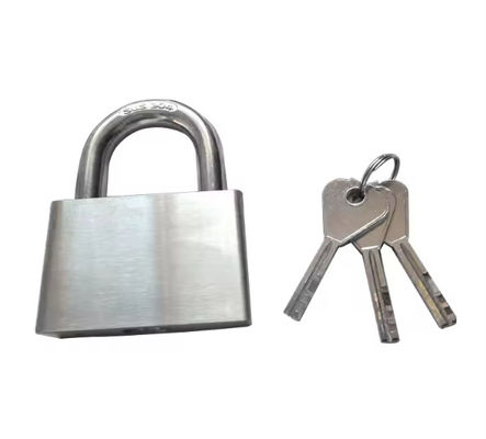 201SS Sistema di bloccaggio chiave con lucchetto in acciaio inossidabile robusto