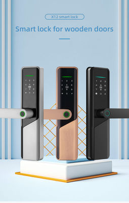 Elettrico Digitale Smart Volibel Alluminio Alloy Rfid Card Password Code Chiusura Della Porta Senza Impronta Digitale Tuya Ttlock App