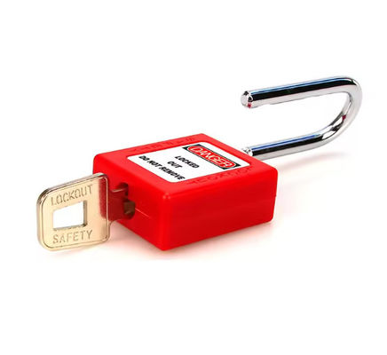 Multifunzione Loto Lockout Tagout Padlocks ABS Plastica Verde Rosso