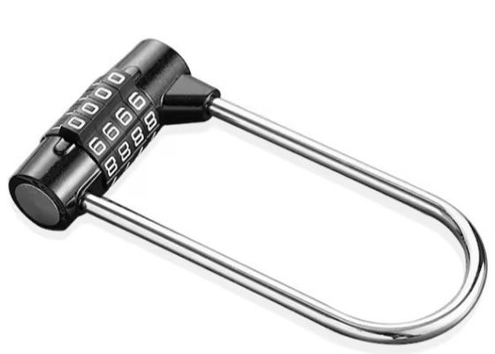 Blocco a 4 cifre a forma di U MTB Cycle Lock Combination