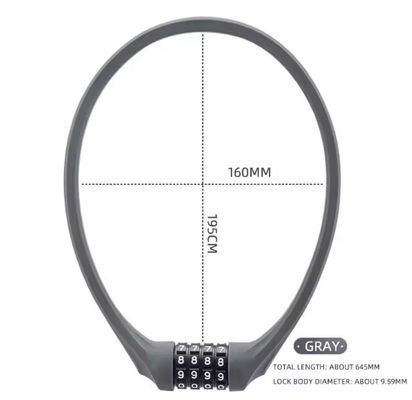 Master Digital Keyless Bicycle Lock Anti Furto Ciclo Blocco Legata di alluminio