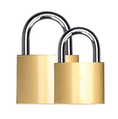 Serratura rettangolare in ottone con chiave a forma di 50 mm certificata ISO9001