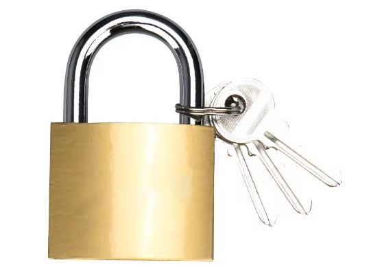 Serratura rettangolare in ottone con chiave a forma di 50 mm certificata ISO9001