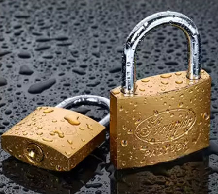 Flat Key Imitazione Padlock di rame di ottone 40mm 70mm OEM