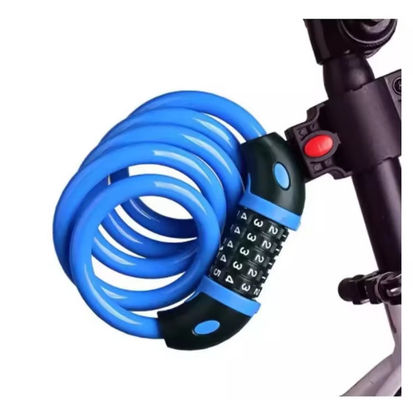 Numero di codice a 5 cifre Combinazione di biciclette Blocco in massa