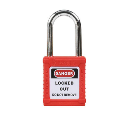 Blocco Tagout Sicurezza Industriale lucchetto giallo blu verde rosso