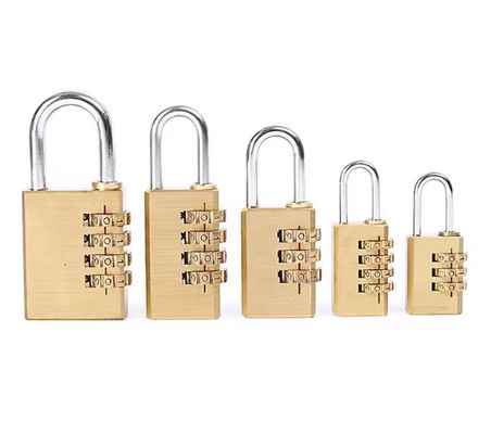 Brass Digital Aerolite Passcode Padlock Baule zaino 3 cifre ODM