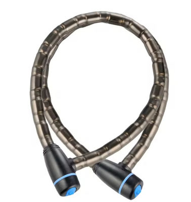 Fermatura a corda a combinazione flessibile universale in acciaio rivestito in PVC per biciclette