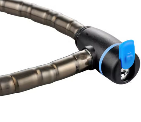 Fermatura a corda a combinazione flessibile universale in acciaio rivestito in PVC per biciclette