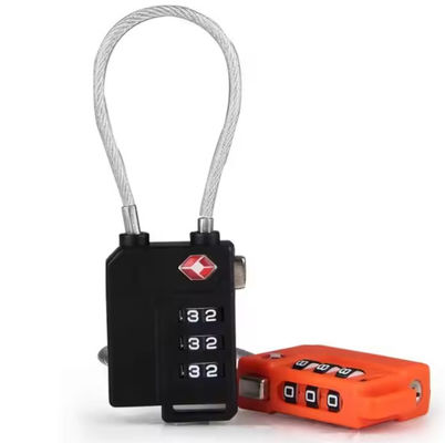 Password Combo TSA Luggage Lock For Backpack Zipper Alta sicurezza