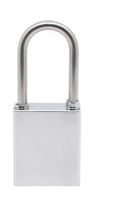 Sicurezza lucchetto in acciaio inox argento in design pesante