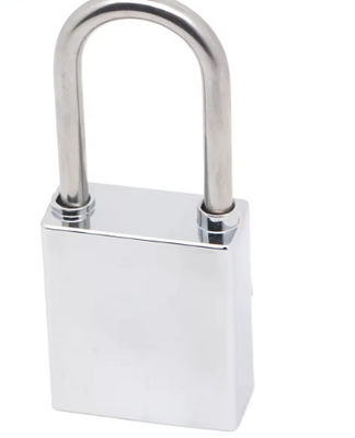 Sicurezza lucchetto in acciaio inox argento in design pesante