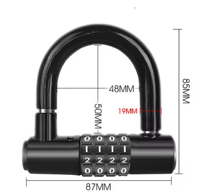 Password Catena Motocicletta Bicicletta lucchetto anti furto Con serrature in U