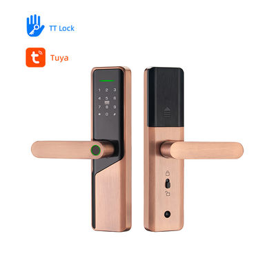 Elettrico Digitale Smart Volibel Alluminio Alloy Rfid Card Password Code Chiusura Della Porta Senza Impronta Digitale Tuya Ttlock App